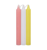 Doc Johnson Toys Japanese Drip Candles Pink/White/Yellow