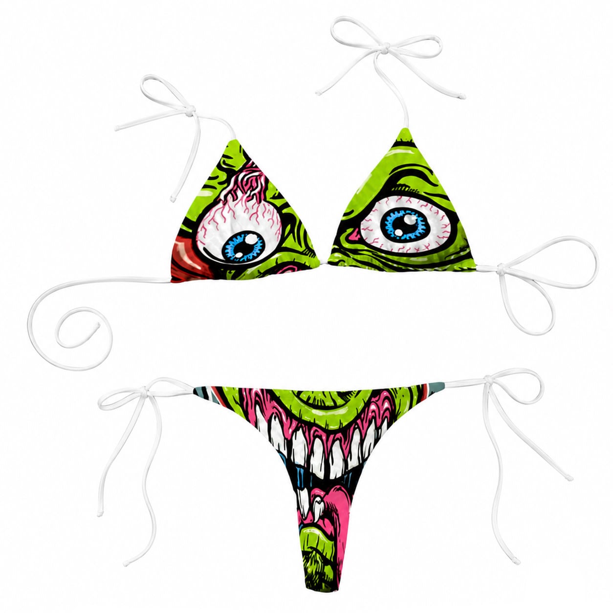 Premium Products Monster Eye Bikini Set (One Size)