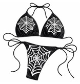 Premium Products Black Spiderweb Bikini Set (One Size)