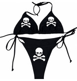 Premium Products Skull and Cross Bones Bikini Set (One Size)
