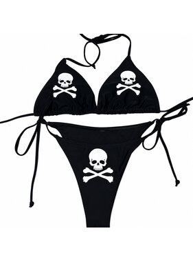 Premium Products Skull and Cross Bones Bikini Set