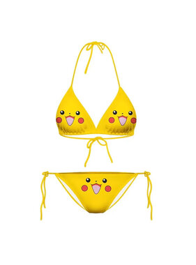 Premium Products Yellow Electric Mouse Bikini Set