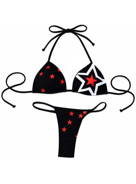Premium Products Black Star Bikini Set