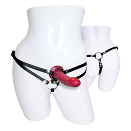 Sportsheets Menage a Trois Double Penetration Harness and Dildo Set