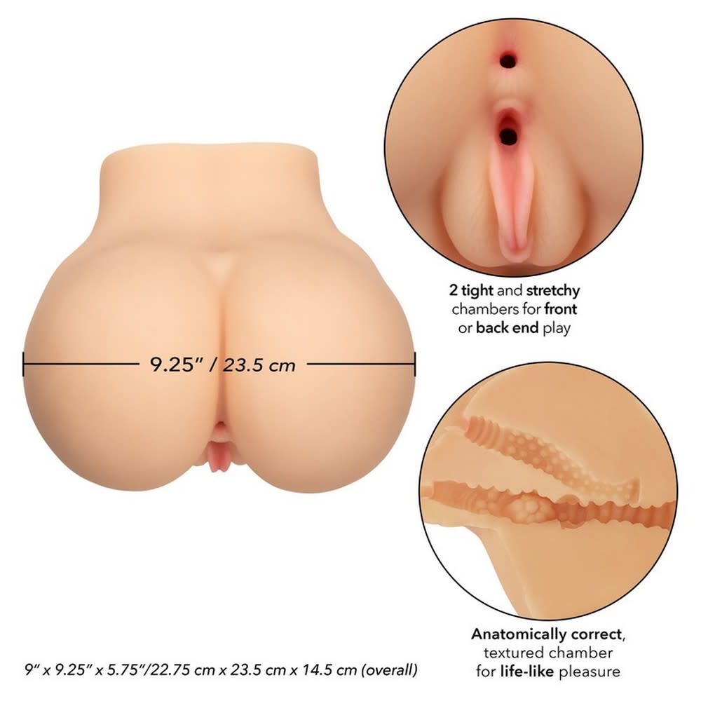 Cal Exotics Stroke It BBL Booty Life Like Masturbator (Ivory)
