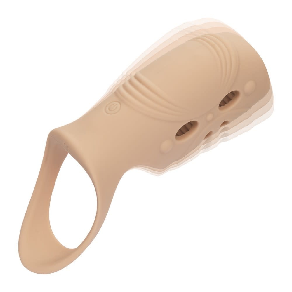 Cal Exotics Performance Maxx Rechargeable Open-Ended Sleeve (Ivory)