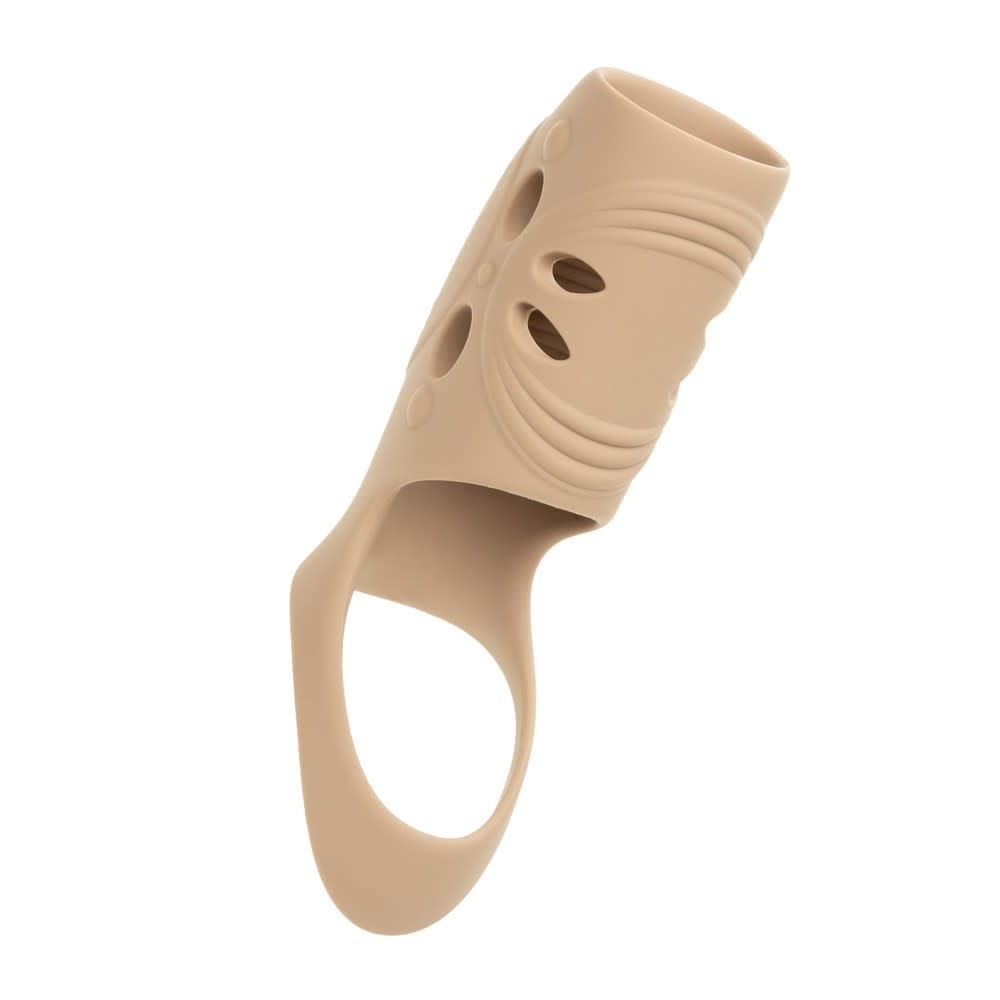 Cal Exotics Performance Maxx Rechargeable Open-Ended Sleeve (Ivory)