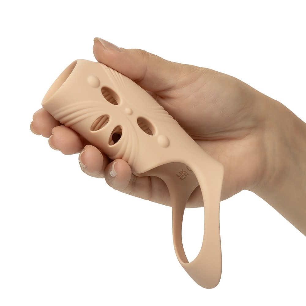 Cal Exotics Performance Maxx Rechargeable Open-Ended Sleeve (Ivory)