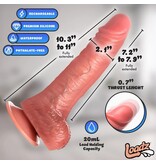 XR Brands Loadz 10″ Thrusting, Vibrating & Squirting Dildo