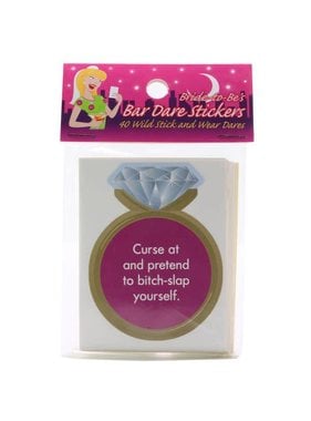 Kheper Games Bride-To-Be Bar Dare Stickers