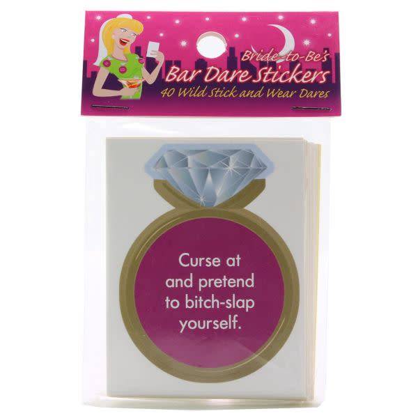 Kheper Games Bride-To-Be Bar Dare Stickers