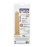 Cal Exotics Rechargeable Vibrating & Thrusting Silicone Studs (Ivory)