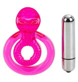 Cal Exotics Dual Clit Flicker Lover's Ring