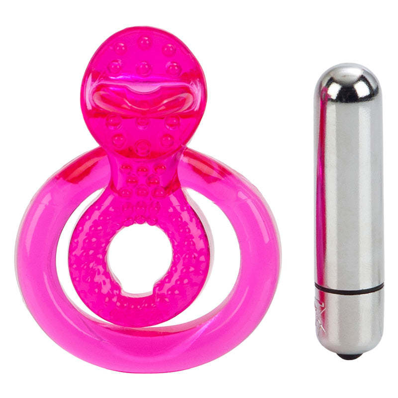 Cal Exotics Dual Clit Flicker Lover's Ring