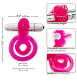 Cal Exotics Dual Clit Flicker Lover's Ring