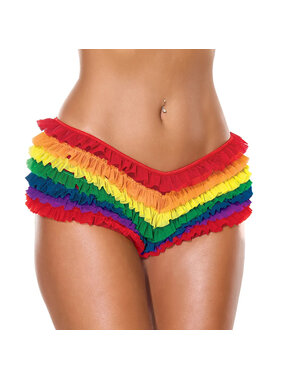 Coquette International Lingerie Last Tango Booty Shorts (Rainbow)