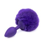 Premium Products Rabbit Tail Silicone Butt Plug