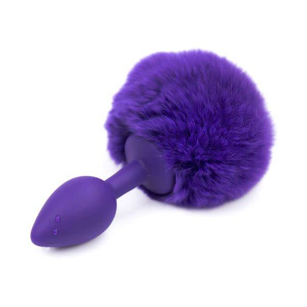 Premium Products Rabbit Tail Silicone Butt Plug