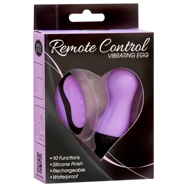 BMS Enterprises Simple & True Remote Control Vibrating Egg