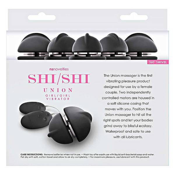 NS Novelties Shi/Shi Union Scissoring Vibe (Black)