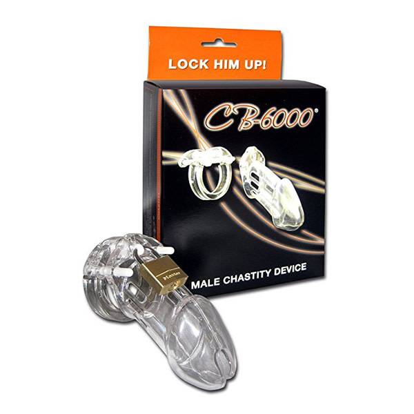 CB-6000 Male Chastity Cage (Clear)