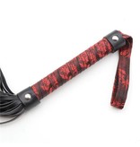 Premium Products Red Jacquard Flogger