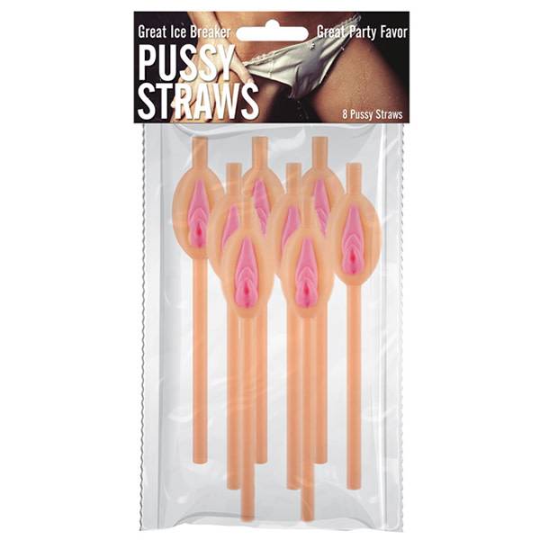 Hott Products Pussy Straws (Light Flesh)