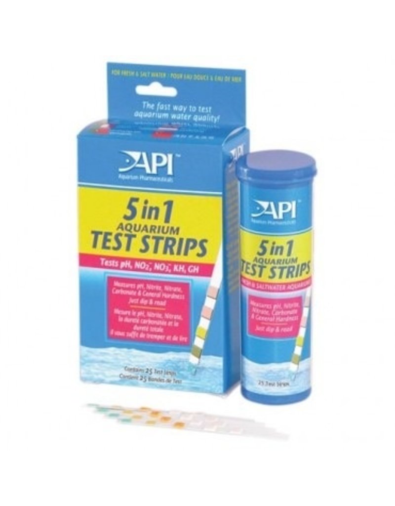 Aquaria AP 5 IN 1 AQUARIUM TEST STRIPS Rick's Pet Stores Inc.