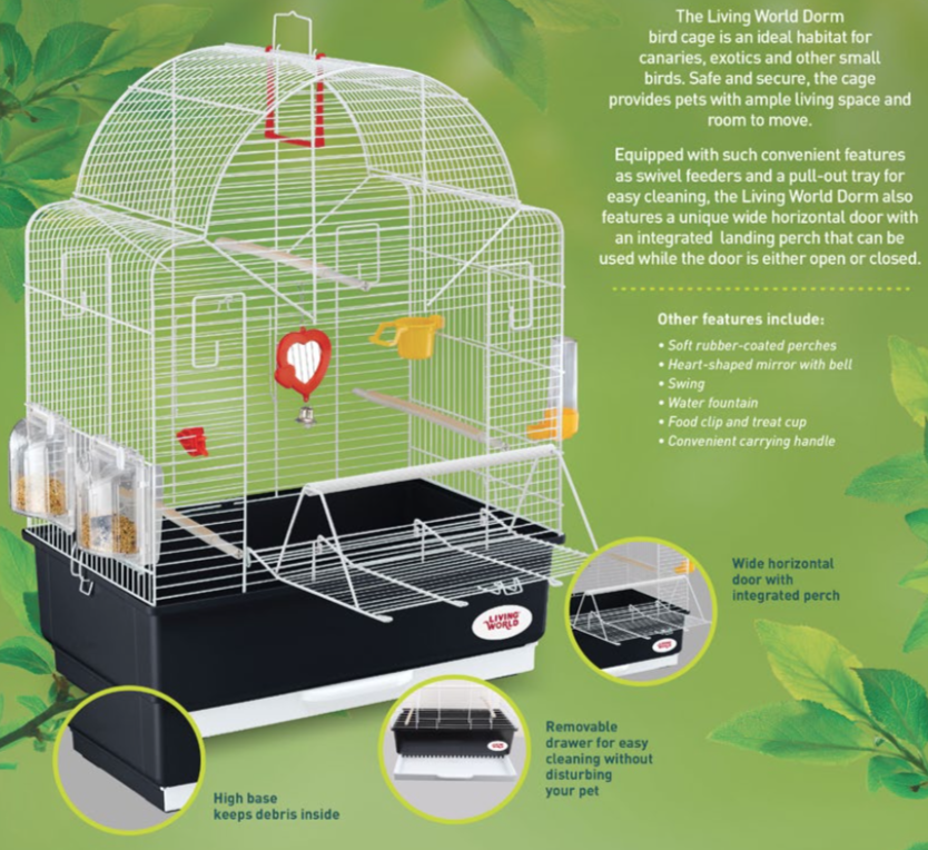 living world bird cage