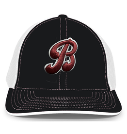 4D3-Flat Bill-Maroon B