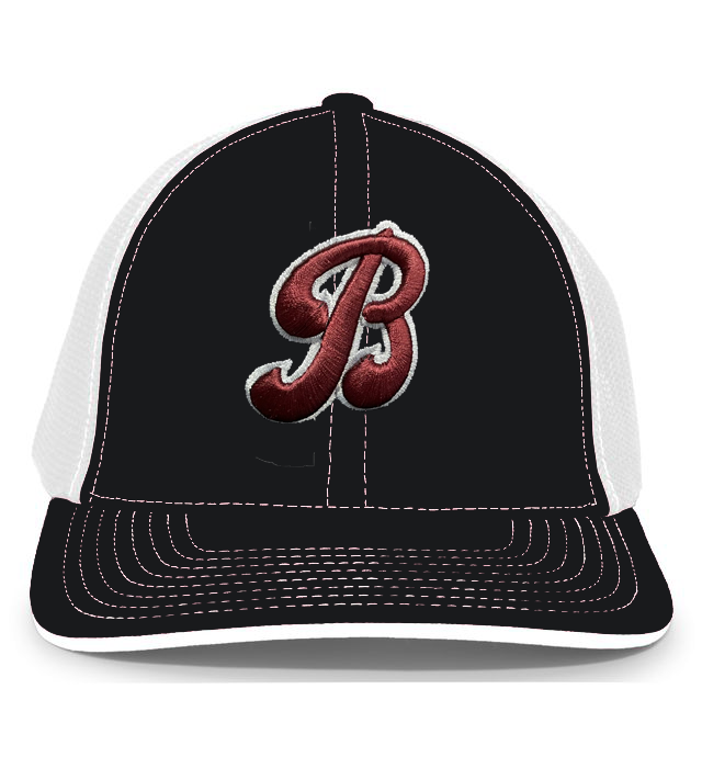 4D3-Flat Bill-Maroon B