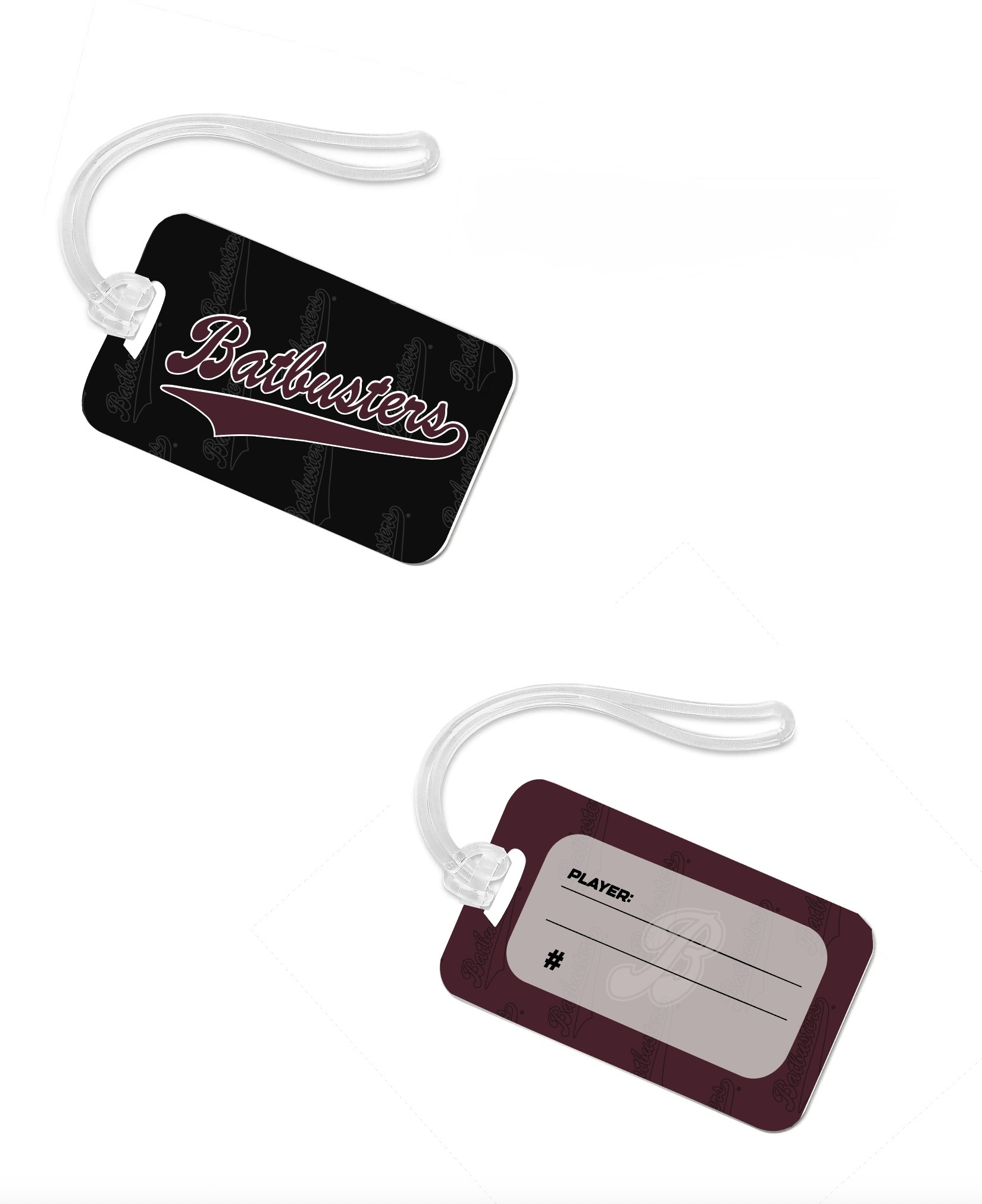 2-Sided Luggage Tag-Batbusters Logo