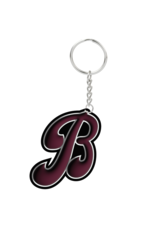 Rubber Keychain-"B" Logo