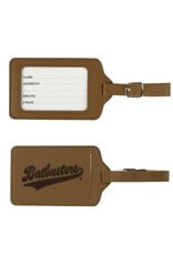 Leather Luggage Tag-Batbusters Logo