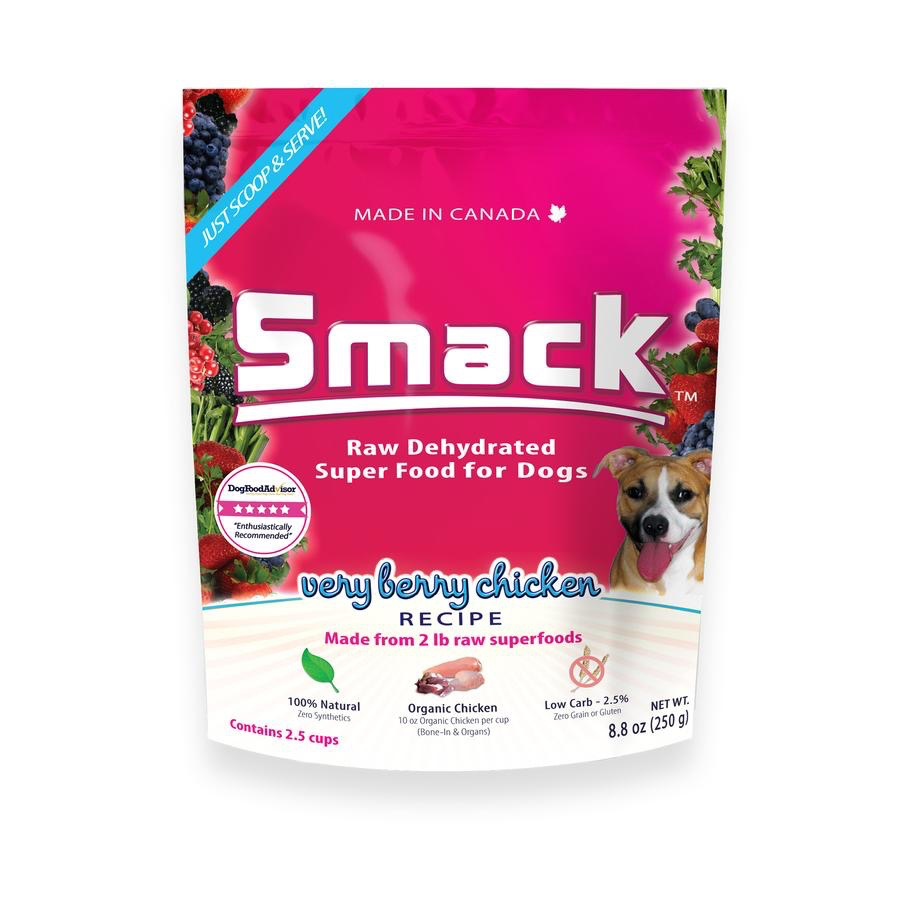 SMACK Smack for Dogs Very Berry Chicken 250g *snack size (2.5cup