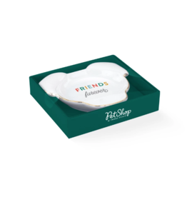 Petshop Plate-FRIENDS FUREVER-Dog Face Tray