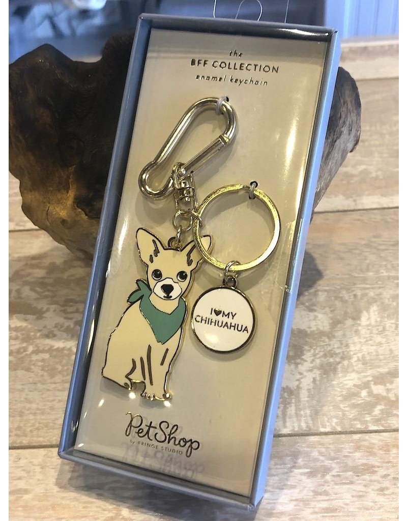 Dog Keychain - Blue