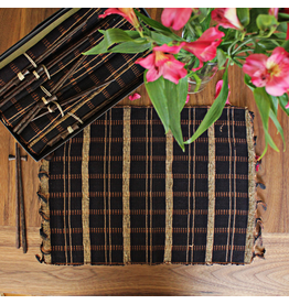 My Spirit Garden Chopsticks & Placemats Black Gift Set (5)
