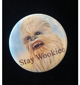 Good Eye Press Pinback Button-Stay Wookiee