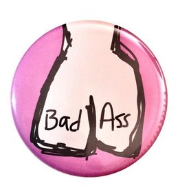 Good Eye Press Pinback Button-Bad Ass