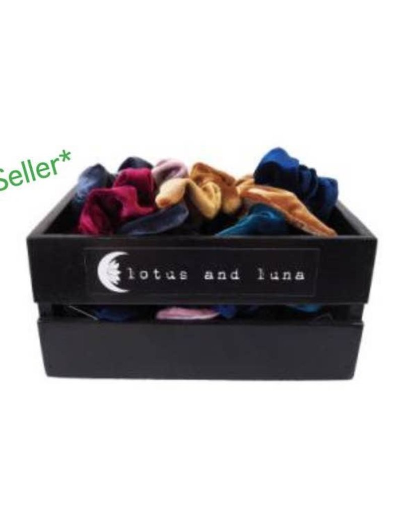 Lotus and Luna Display-Black Logo Crate