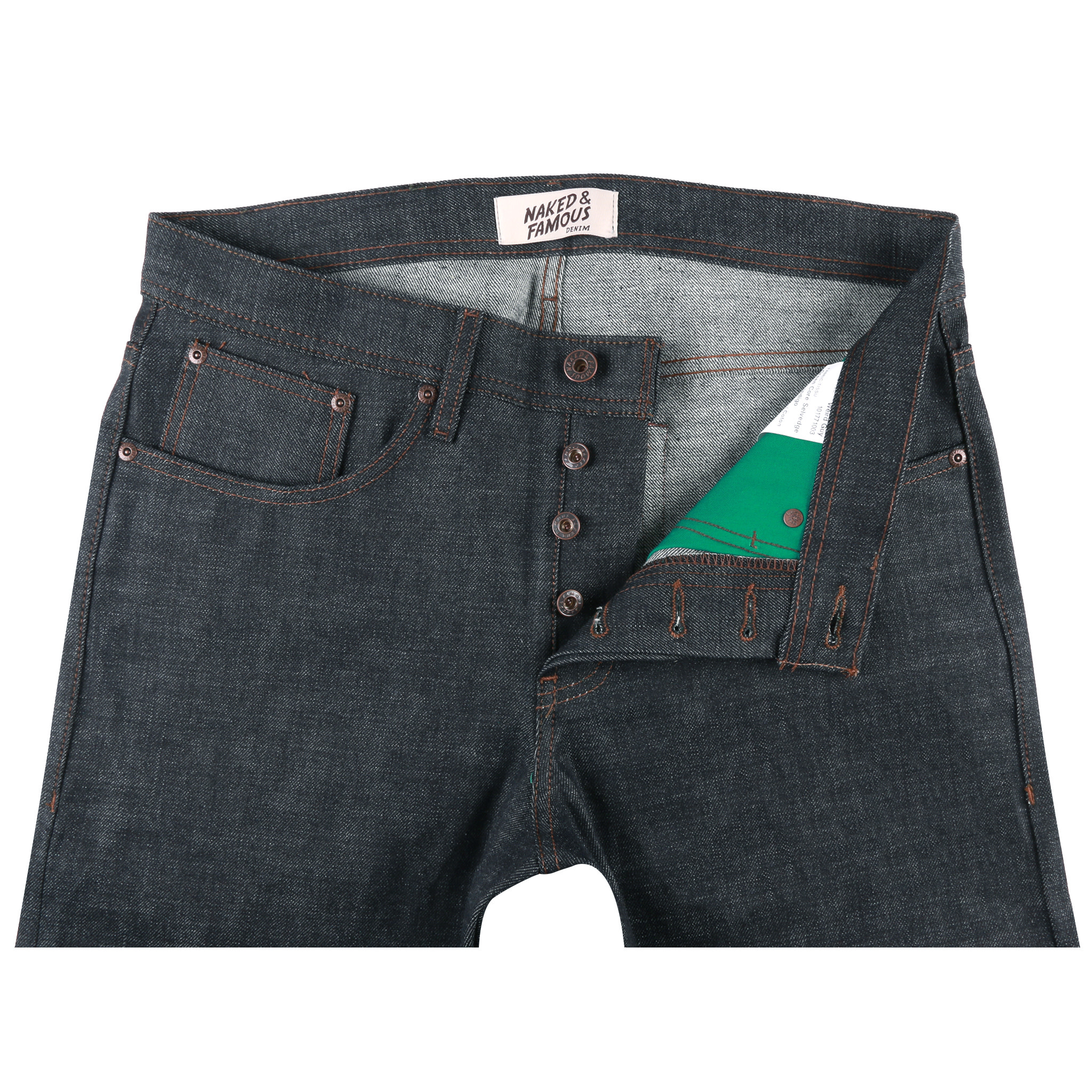 green core selvedge