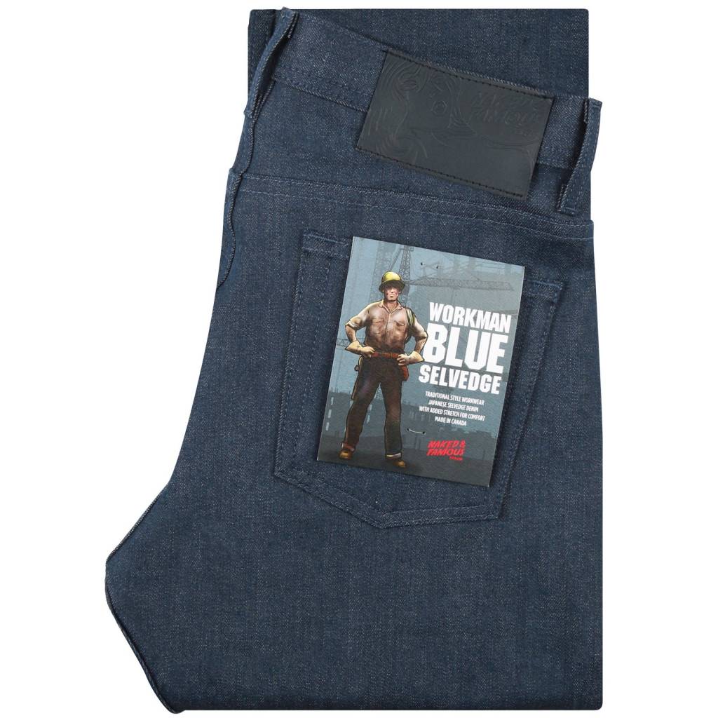 workman blue selvedge