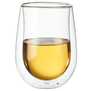 Zwilling J.A. Henckels ZWILLING Sorrento Double Wall Stemless White Wine Glass 10oz 2 pc Set