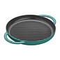 Staub Staub Round Double Handle Pure Grill Pan 10 inch Turquoise