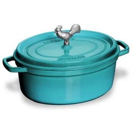 Staub Staub Coq Au Vin Cocotte 5.75 Qt. Turquoise