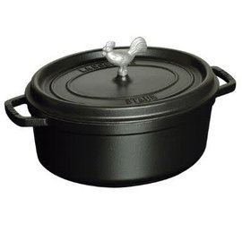 Staub Staub Coq Au Vin Cocotte 5.75 Qt Matte Black