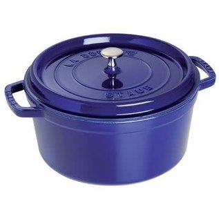 Staub Staub Round Cocotte 5.5qt Dark Blue