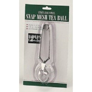 Harold Import Company Inc. HIC Mesh Snap Ball Tea Infuser Stainless 1.5 in. w/Handle