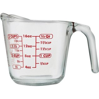 Harold Import Company Inc. HIC Oven Proof Measuring Cup 2 Cups